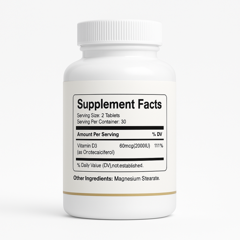 Vitamin D3 Capsules (125 mcg / 5,000 IU): Strengthen Immunity, Fortify Bones, and Boost Vitality Naturally - Image 2