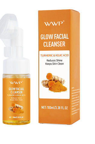 Glow Facial Cleanser with turmeric & kojic acid – glow cleanser Nigeria