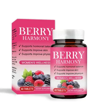 Berry Harmony Tablet bottle with berries – women’s wellness supplement Nigeria